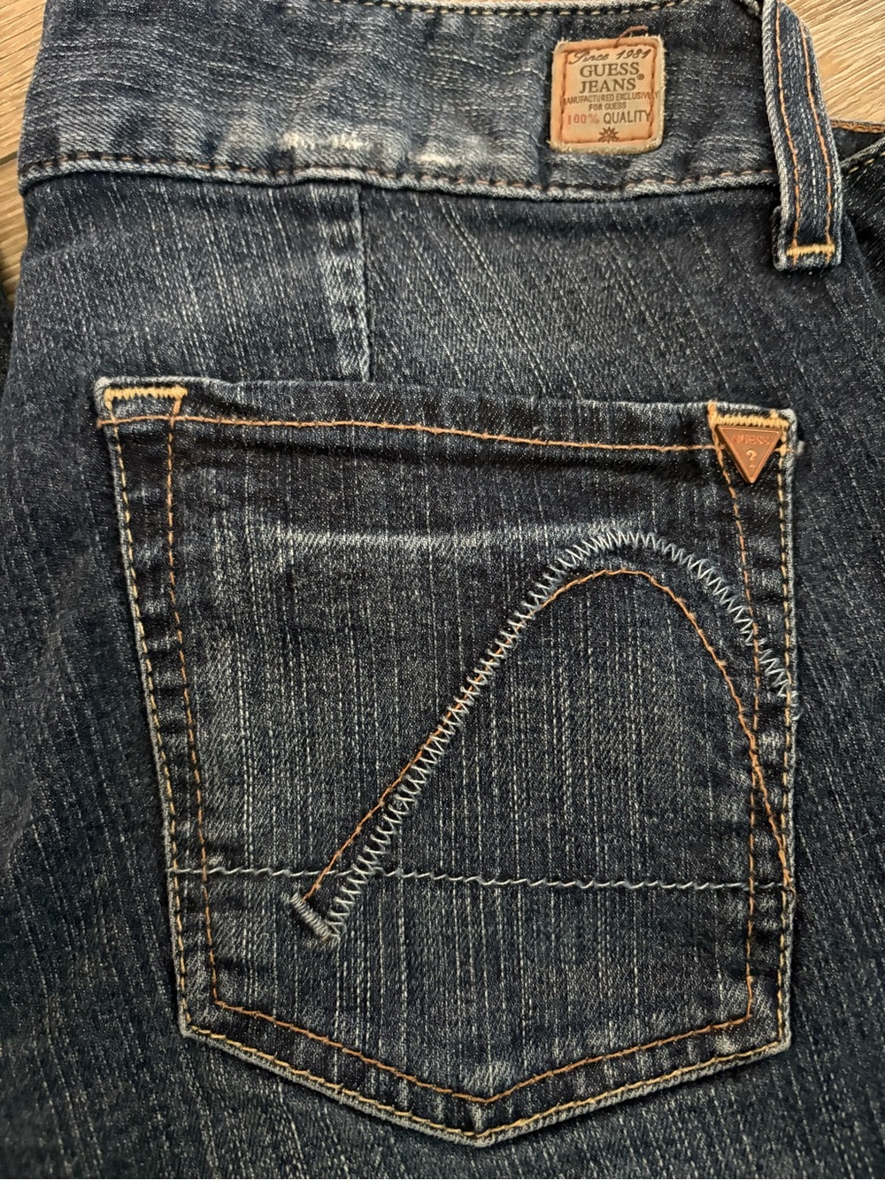 GRAIL STATUS: VINTAGE Y2K GUESS WIDE LEG FLARES